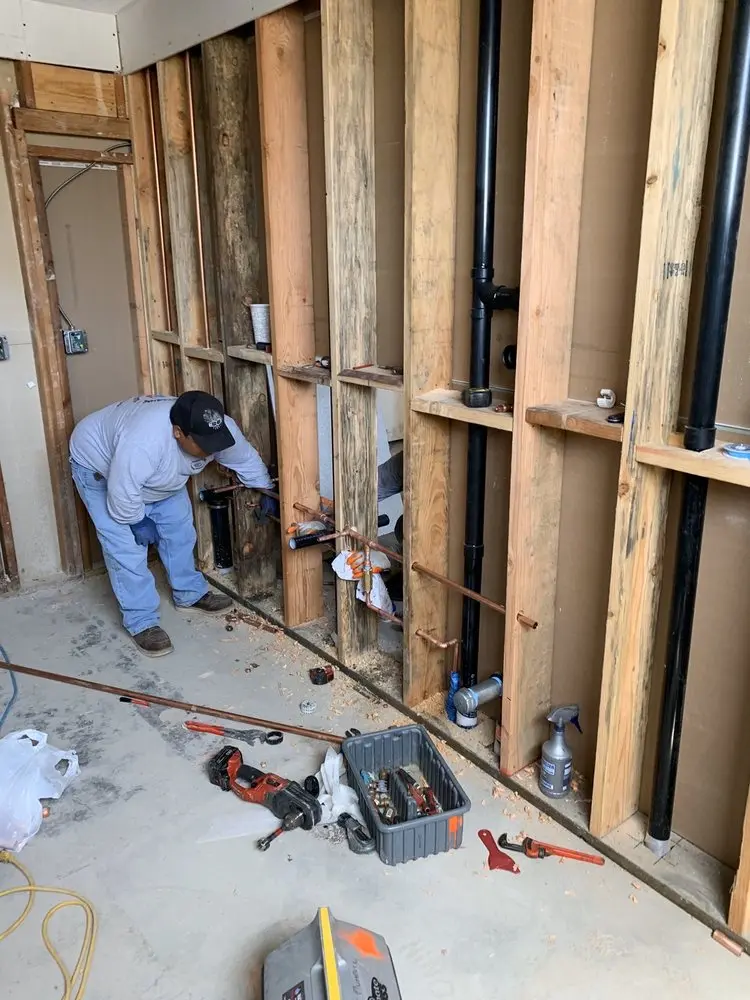 Commercial rough-in plumbing for Commercial Plumbing in Indianapolis